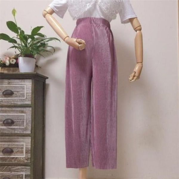 women's pants & capris high waist dress casual elastic summer wide leg for women pleated pant trousers femme, Black;white
women's pants & capris high waist dress casual elastic summer wide leg for women pleated pant trousers femme, Black;white