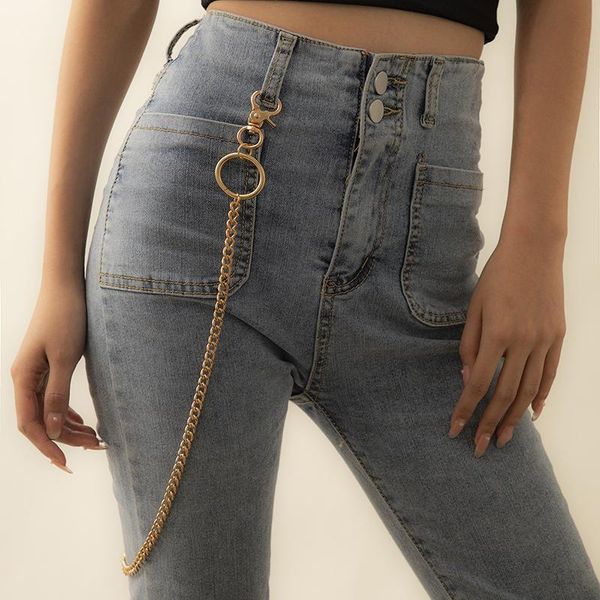 belts single layer geometric circle jeans trousers long chain wallet keychain jewelry metal belt accessory, Black;brown
belts single layer geometric circle jeans trousers long chain wallet keychain jewelry metal belt accessory, Black;brown