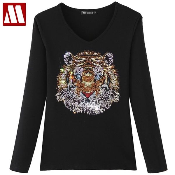 new arrrive tiger tshirt lady luxury design of diamonds cotton t shirt women's tees designer female t-shirt plus size 5xl 210330, White
new arrrive tiger tshirt lady luxury design of diamonds cotton t shirt women's tees designer female t-shirt plus size 5xl 210330, White
