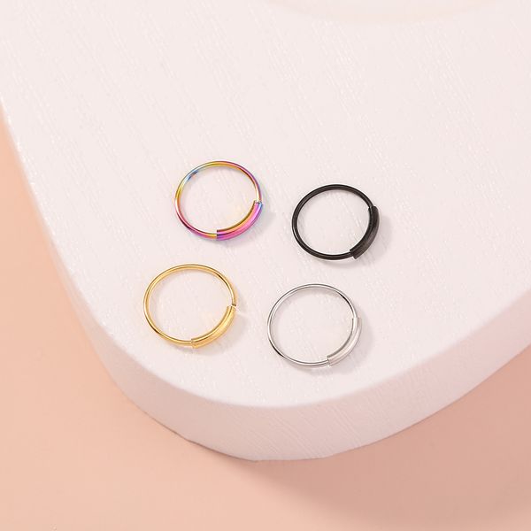 selling jewelry personalized simple closure ear nose multi-purpose interface ring, Silver
selling jewelry personalized simple closure ear nose multi-purpose interface ring, Silver