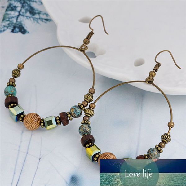 party wedding brinco bronze color bead jewelry bohemian hoop earrings women fashion big circle earing women hoop earrings, Golden;silver
party wedding brinco bronze color bead jewelry bohemian hoop earrings women fashion big circle earing women hoop earrings, Golden;silver