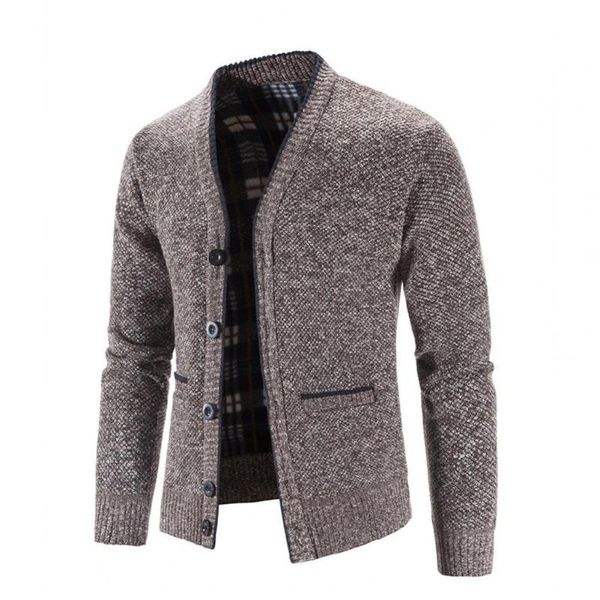 men's jackets 2021 autumn winter jacket slim fit stand collar zipper men solid cotton thick warm sweater, Black;brown
men's jackets 2021 autumn winter jacket slim fit stand collar zipper men solid cotton thick warm sweater, Black;brown