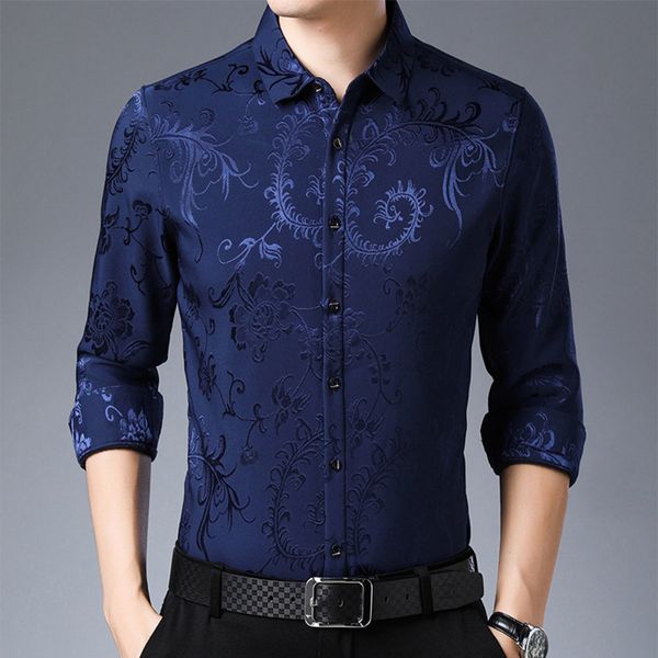 2021 fashion long sleeve lapel korean slim fit versatile thin printed shirt men's, Black
2021 fashion long sleeve lapel korean slim fit versatile thin printed shirt men's, Black