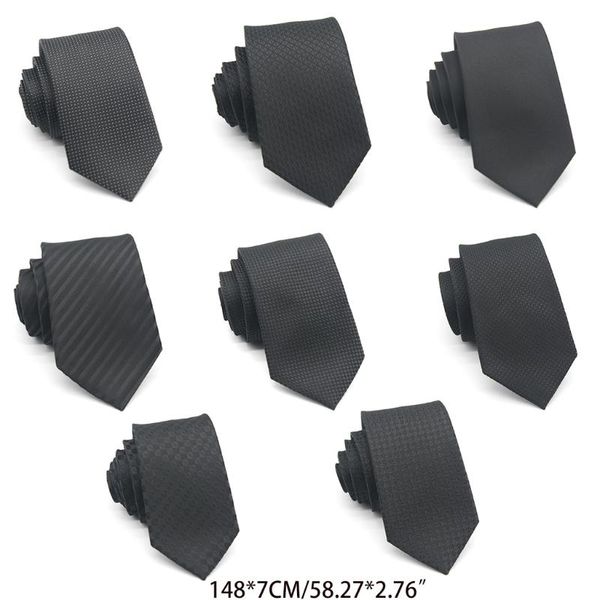 bow ties mens uniform solid color black polyester neck tie striped plaid jacquard pattern formal necktie for business wedding, Black;gray
bow ties mens uniform solid color black polyester neck tie striped plaid jacquard pattern formal necktie for business wedding, Black;gray