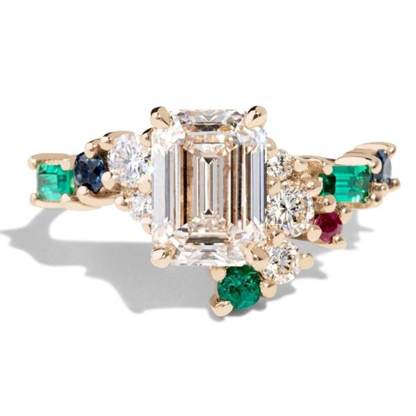 wedding rings boho luxury gold color finger ring colorful cubic zirconia for women fashion cocktail party jewelry banquet gift, Slivery;golden
wedding rings boho luxury gold color finger ring colorful cubic zirconia for women fashion cocktail party jewelry banquet gift, Slivery;golden