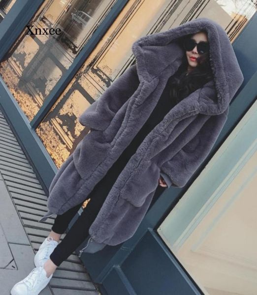 women's fur & faux oversized winter coat women parka long warm jacket coats hoodies loose female outwear, Black
women's fur & faux oversized winter coat women parka long warm jacket coats hoodies loose female outwear, Black
