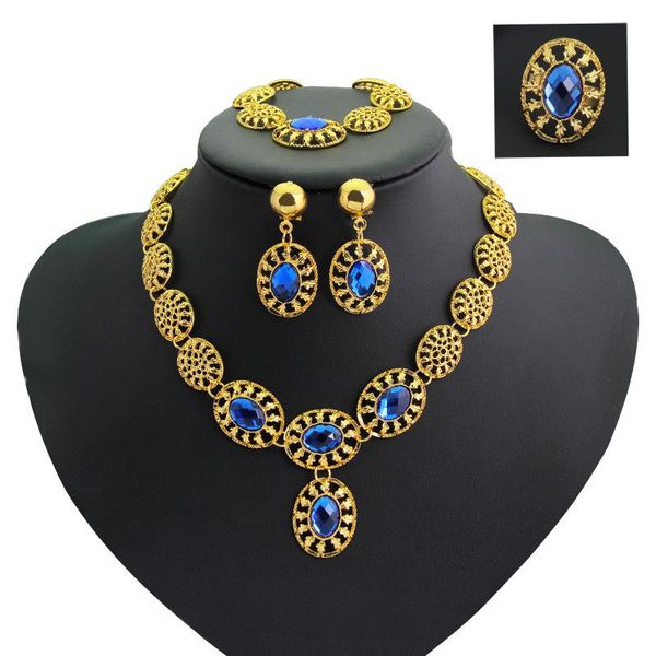 earrings & necklace women fashion jewelry sets vintage hollow out flowers crystal bracelet brooch female wedding gift, Silver
earrings & necklace women fashion jewelry sets vintage hollow out flowers crystal bracelet brooch female wedding gift, Silver