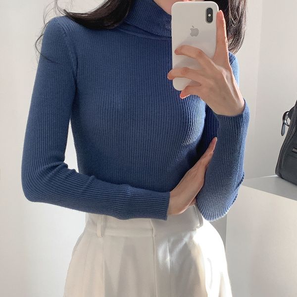 korean turtleneck warm skinny basic women slim clothe all match thicken chic basewear fashion sweaters solid 210421, White;black
korean turtleneck warm skinny basic women slim clothe all match thicken chic basewear fashion sweaters solid 210421, White;black