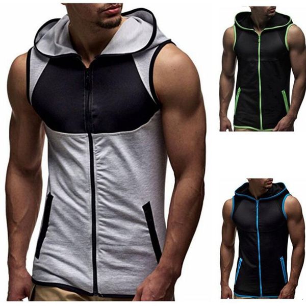 men's & spring sleeveless men slim fit sweatshirts summer zipper cardigan sportswear fashion comfortabl hoodies size m-3xl, Black
men's & spring sleeveless men slim fit sweatshirts summer zipper cardigan sportswear fashion comfortabl hoodies size m-3xl, Black