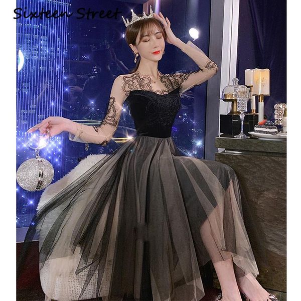 casual dresses chic fashion party female lace embroidery mesh patchwork elegant dress woman 2021 spring summer bodycon, Black;gray
casual dresses chic fashion party female lace embroidery mesh patchwork elegant dress woman 2021 spring summer bodycon, Black;gray