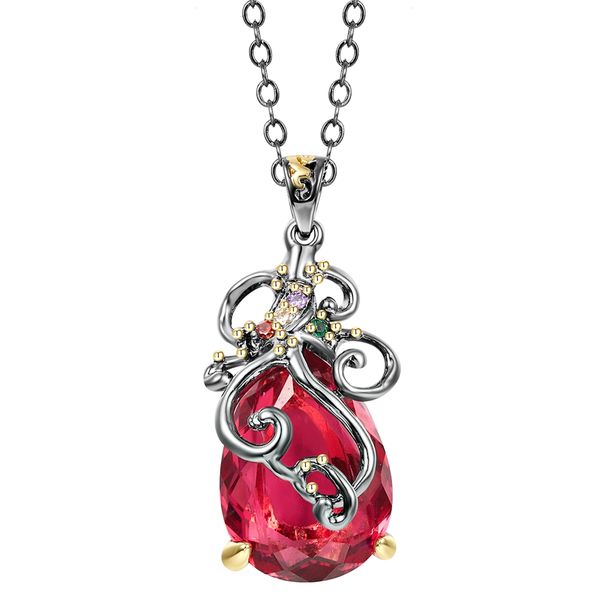 beautiful neaklace with big teadrop fuchsia red zircon jewelry colorful crystal pretty jewellery for women, Silver
beautiful neaklace with big teadrop fuchsia red zircon jewelry colorful crystal pretty jewellery for women, Silver