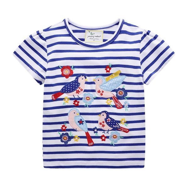 t-shirts jumping meters brand tees for baby girls clothing animals applique stripe children's t shirts tee summer, Blue
t-shirts jumping meters brand tees for baby girls clothing animals applique stripe children's t shirts tee summer, Blue