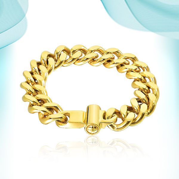 cool cuban titanium steel bracelet fashion simple trendy accessories on hand party gifts paired bracelets for couples gold color circle chai, Golden;silver
cool cuban titanium steel bracelet fashion simple trendy accessories on hand party gifts paired bracelets for couples gold color circle chai, Golden;silver