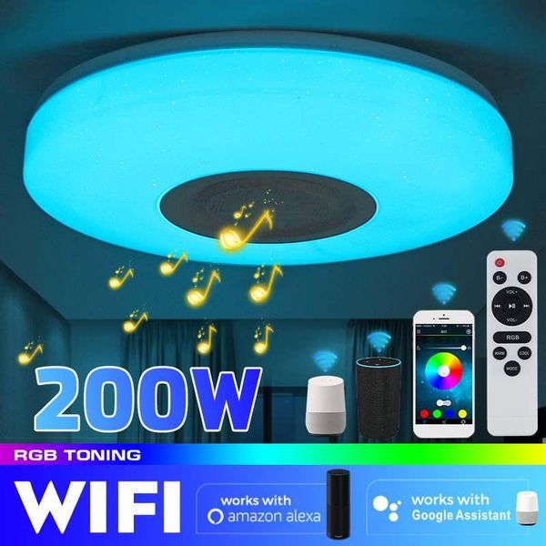ceiling lights 200w wifi app intelligent control modern rgb led light home lighting bluetooth music bedroom smart lamp
ceiling lights 200w wifi app intelligent control modern rgb led light home lighting bluetooth music bedroom smart lamp