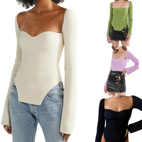 women's sweaters women knitting sweaters, fashion long sleeve solid color slim irregular hem club party street casual fall blouse, White;black
women's sweaters women knitting sweaters, fashion long sleeve solid color slim irregular hem club party street casual fall blouse, White;black