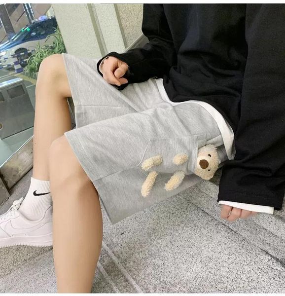 solid shorts summer mens short five-point pants korean loose bear casual straight harajuku over-the-knee men's, White;black
solid shorts summer mens short five-point pants korean loose bear casual straight harajuku over-the-knee men's, White;black