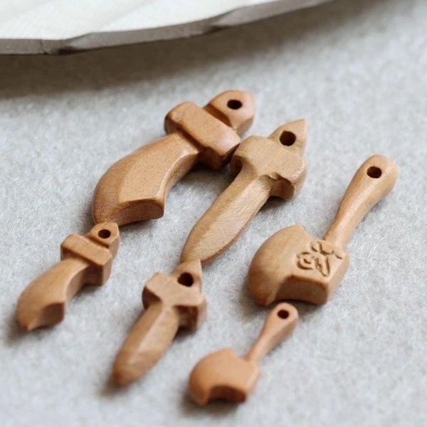 charms 3pcs peach sword children's jewelry pendant baby anti knife ward off evil axe handicraft, Bronze;silver
charms 3pcs peach sword children's jewelry pendant baby anti knife ward off evil axe handicraft, Bronze;silver