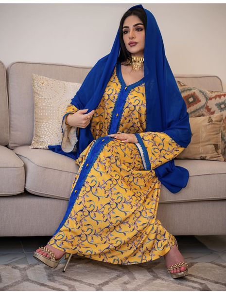 turkey arabic women muslim hijab dress floral print abaya moroccan kaftan india party vestidos long robe islamic clothing arab, Red
turkey arabic women muslim hijab dress floral print abaya moroccan kaftan india party vestidos long robe islamic clothing arab, Red