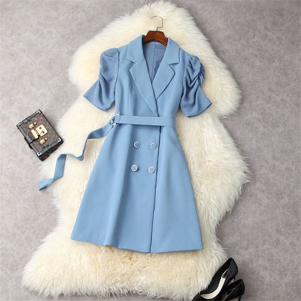two piece dress elegant bands pile up double-engraved sleeve frames breasted business blazer office dress wear women's clothes dresses, White
two piece dress elegant bands pile up double-engraved sleeve frames breasted business blazer office dress wear women's clothes dresses, White