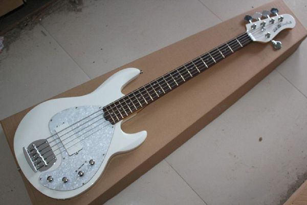 factory white 5 string ernie ball music man stingray bass musicman deluxe electric bass active pickups 9v battery @31
factory white 5 string ernie ball music man stingray bass musicman deluxe electric bass active pickups 9v battery @31