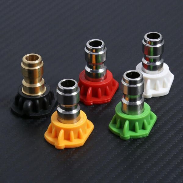 watering equipments 7pcs pack high pressure washer spray nozzle tips variety degrees 1/4 quick connection design 4 washers nozzles
watering equipments 7pcs pack high pressure washer spray nozzle tips variety degrees 1/4 quick connection design 4 washers nozzles