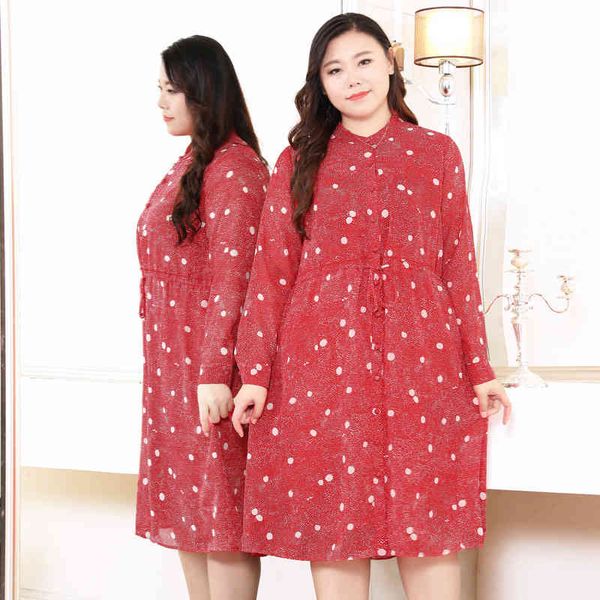dress plus size 10xl 8xl 6xl 4xl female autumn long sleeves elegant chiffon dot print lady work wearing fine es, Black;gray
dress plus size 10xl 8xl 6xl 4xl female autumn long sleeves elegant chiffon dot print lady work wearing fine es, Black;gray