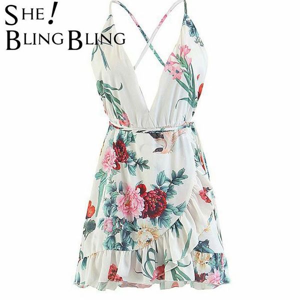 casual dresses sheblingbling summer women floral print holiday beach dress deep v spaghetti strap mini ruffles high waist, Black;gray
casual dresses sheblingbling summer women floral print holiday beach dress deep v spaghetti strap mini ruffles high waist, Black;gray