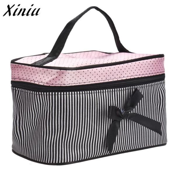 cosmetic bag bowknot stripe makeup square storage box make up organiser container pouch/bag drop #zer bags & cases
cosmetic bag bowknot stripe makeup square storage box make up organiser container pouch/bag drop #zer bags & cases