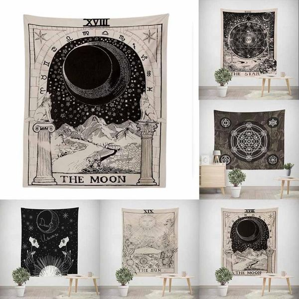 tapestries meijuner divination horoscope tapestry sun star moon wall hanging living room bedroom home decoration
tapestries meijuner divination horoscope tapestry sun star moon wall hanging living room bedroom home decoration