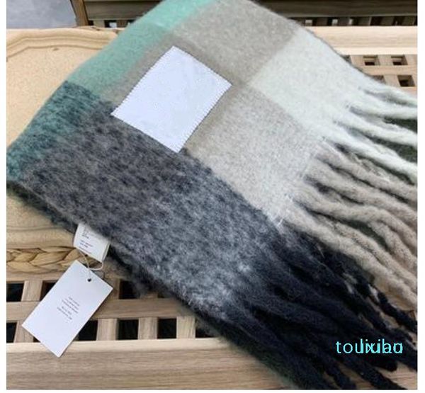 wholesale-brand acne studios 4 color wool scarf new rainbow grringed shawl for male and female 22, Blue;gray
wholesale-brand acne studios 4 color wool scarf new rainbow grringed shawl for male and female 22, Blue;gray