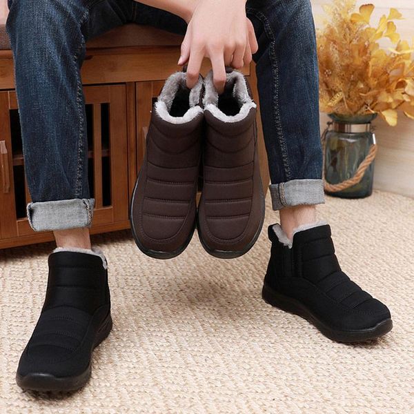 boots women waterproof snow female slip on casual winter shoes non platform ankle boot padded shorts booties plush footwear, Black
boots women waterproof snow female slip on casual winter shoes non platform ankle boot padded shorts booties plush footwear, Black