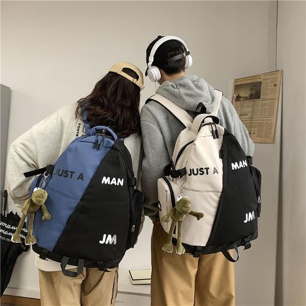 backpack 2021 designed couple bags patchwork large capacity lapfor women men casual travel bagpack
backpack 2021 designed couple bags patchwork large capacity lapfor women men casual travel bagpack
