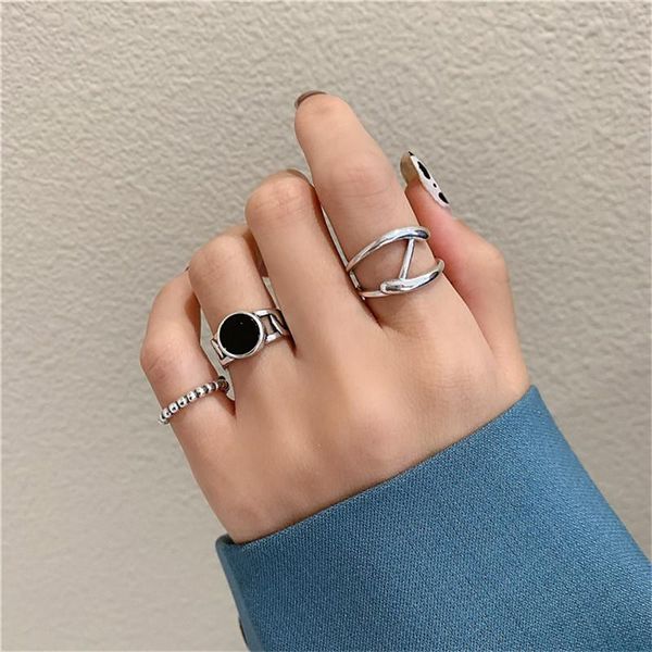 wedding rings three-piece metal geometry opening ring south korea fashion hip-hop punk rock wind retro women jewelry accessories, Slivery;golden
wedding rings three-piece metal geometry opening ring south korea fashion hip-hop punk rock wind retro women jewelry accessories, Slivery;golden