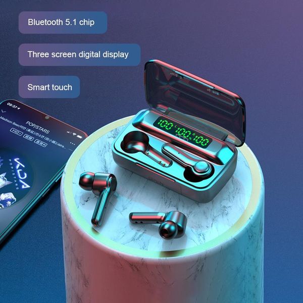 5.1 earphones 2000mah charging box wireless headphone 9d stereo sports waterproof earbuds headsets with microphone cell phone
5.1 earphones 2000mah charging box wireless headphone 9d stereo sports waterproof earbuds headsets with microphone cell phone