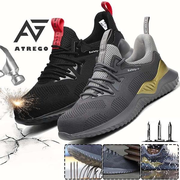 boots atrego men mesh work safety shoes steel toe cap anti smashing light breathable puncture proof trainers hiking, Black
boots atrego men mesh work safety shoes steel toe cap anti smashing light breathable puncture proof trainers hiking, Black