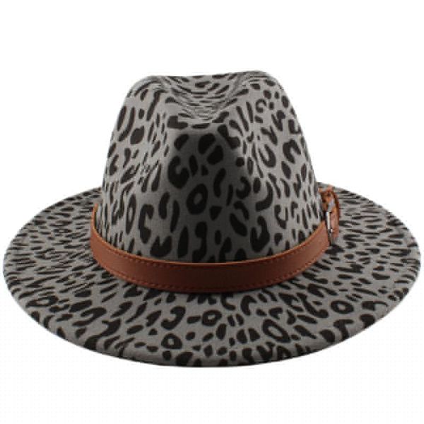 wide brim hats men women wool leopard print panama sunhats fedora cap trilby jazz outdoor travel party street style size, Blue;gray
wide brim hats men women wool leopard print panama sunhats fedora cap trilby jazz outdoor travel party street style size, Blue;gray