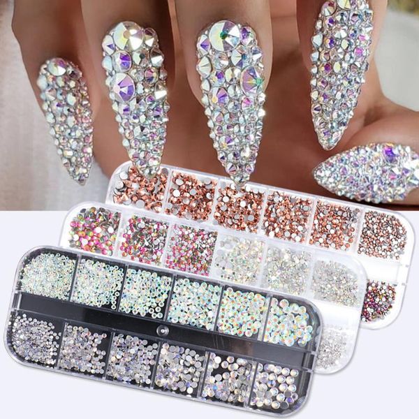 1440pcs colorful crystal stones nail rhinestone diamond 3d flatback glitter strass gems art decorations accessories tr1831, Silver;gold
1440pcs colorful crystal stones nail rhinestone diamond 3d flatback glitter strass gems art decorations accessories tr1831, Silver;gold