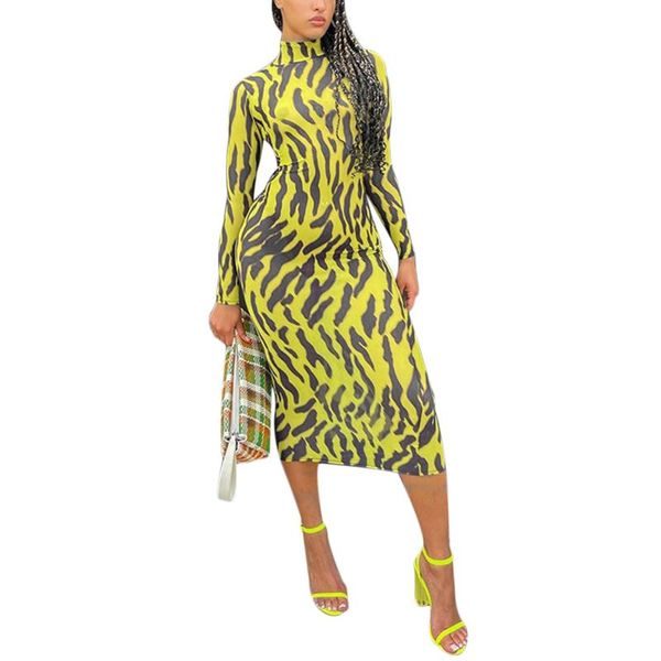 casual dresses women\u2021s fashion tiger pattern dress mesh yarn long sleeve skinny mid-length 2021 summer, Black;gray
casual dresses women\u2021s fashion tiger pattern dress mesh yarn long sleeve skinny mid-length 2021 summer, Black;gray