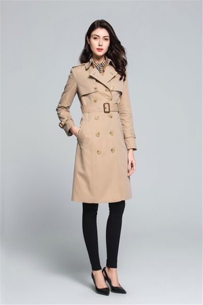 women's trench coats long classic windbreaker waterproof british high-end english style autumn winter gabadian solid color size coat a8, Tan;black
women's trench coats long classic windbreaker waterproof british high-end english style autumn winter gabadian solid color size coat a8, Tan;black