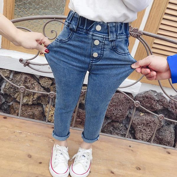 kids spring slim jeans for girls button children's casual baby denim skinny pants autumn clothes 2 4 5 6 7 8 years, Blue
kids spring slim jeans for girls button children's casual baby denim skinny pants autumn clothes 2 4 5 6 7 8 years, Blue