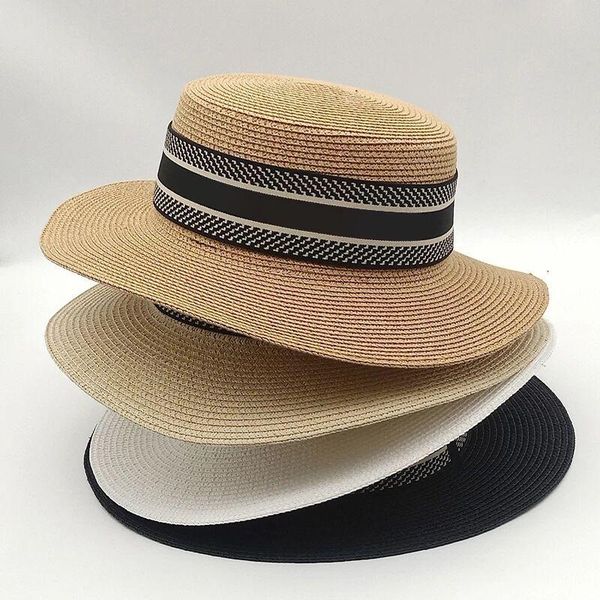 wide brim hats 2021 arrival womens straw hat letter ladies sun beach summer vacation travel uv protection peaked cap, Blue;gray
wide brim hats 2021 arrival womens straw hat letter ladies sun beach summer vacation travel uv protection peaked cap, Blue;gray