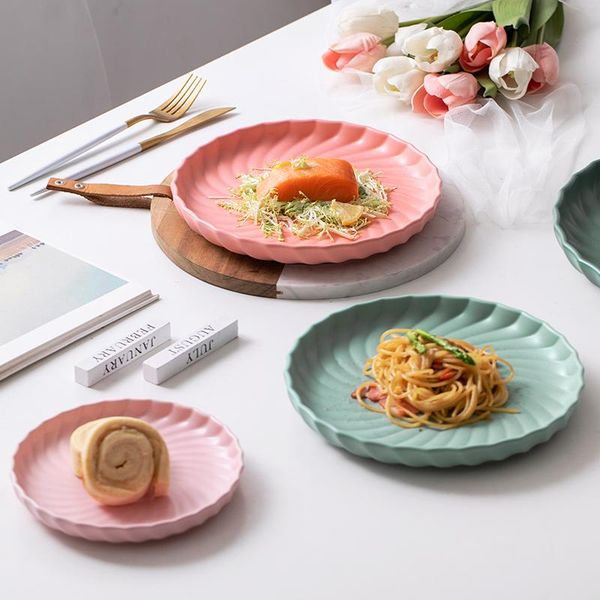 ceramic breakfast plate japanese style minimalist western household spaghetti fishes dishes & plates
ceramic breakfast plate japanese style minimalist western household spaghetti fishes dishes & plates