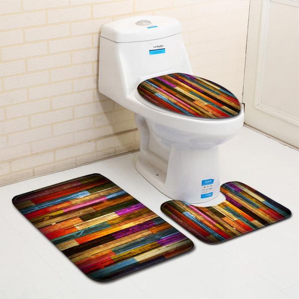 toilet seat covers wood grain 3pcs set cover home decoration carpet absorbent non-slip bathroom rug flannel mat printing doormats
toilet seat covers wood grain 3pcs set cover home decoration carpet absorbent non-slip bathroom rug flannel mat printing doormats