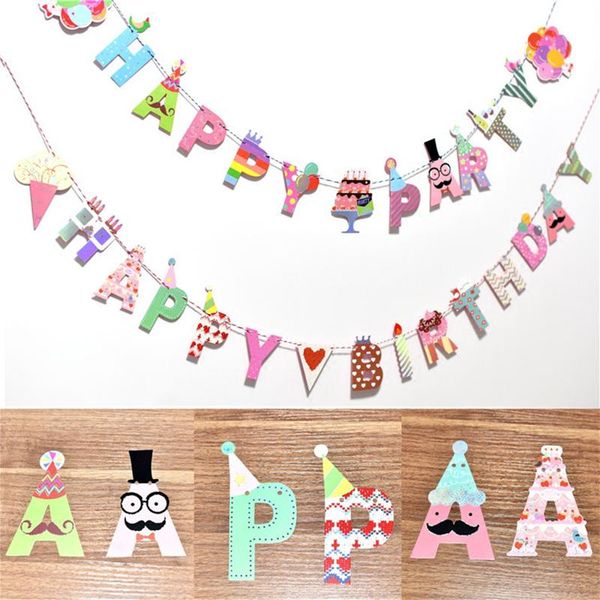 party decoration 1 set happy party/birthday paper flag bell garland banner bunting for kids birthday supplies
party decoration 1 set happy party/birthday paper flag bell garland banner bunting for kids birthday supplies