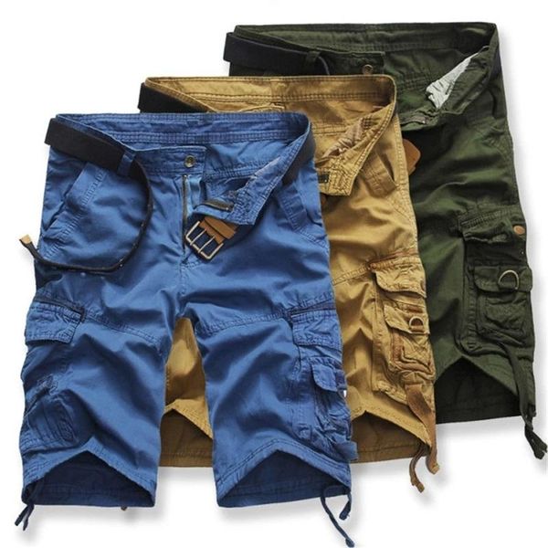 summer men's overalls straight casual cargo shorts multi-pocket loose five-point pants, White;black
summer men's overalls straight casual cargo shorts multi-pocket loose five-point pants, White;black