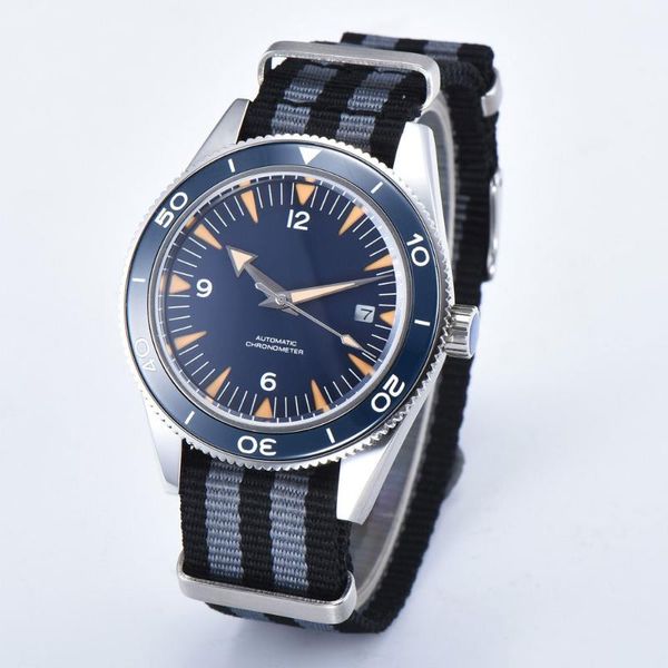 wristwatches mens watch 41mm blue sterile dial nh35 miyota8215automatic movement nylon belt waterproof swim luminous top, Slivery;brown
wristwatches mens watch 41mm blue sterile dial nh35 miyota8215automatic movement nylon belt waterproof swim luminous top, Slivery;brown