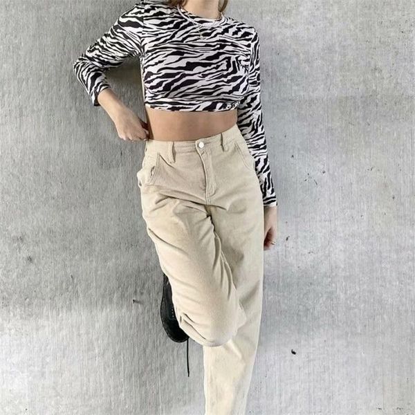 women's blouses & shirts zxqj women 2021 fashion with bow tied cropped zebra print vintage long sleeve backless female pullovers chic, White
women's blouses & shirts zxqj women 2021 fashion with bow tied cropped zebra print vintage long sleeve backless female pullovers chic, White