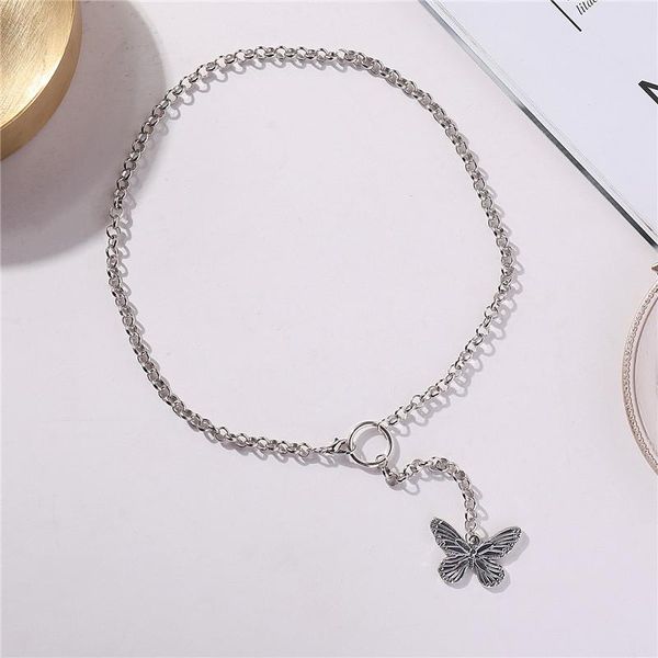 chains punk butterfly pendant silver color chain choker necklace for women men fashion jewelry gifts trend
chains punk butterfly pendant silver color chain choker necklace for women men fashion jewelry gifts trend