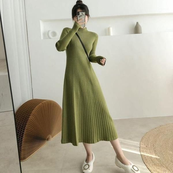 autumn winter women elegant casual solid thick pleated dress female half turtleneck knitting long sleeve sweaters z269 dresses, Black;gray
autumn winter women elegant casual solid thick pleated dress female half turtleneck knitting long sleeve sweaters z269 dresses, Black;gray