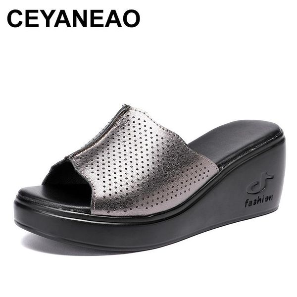 slippers ceyaneaowoman platform thongs 2021 summer women genuine leather slipper high heel shoes big size, Black
slippers ceyaneaowoman platform thongs 2021 summer women genuine leather slipper high heel shoes big size, Black